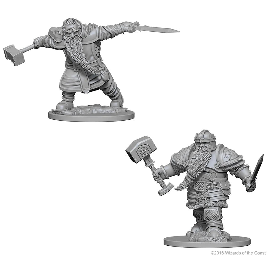 D&D Nolzur's Marvelous Miniatures: Dwarf Fighter (Male)