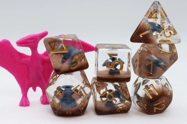 Foam Brain Games: Blue Pterodactyl RPG Dice Set