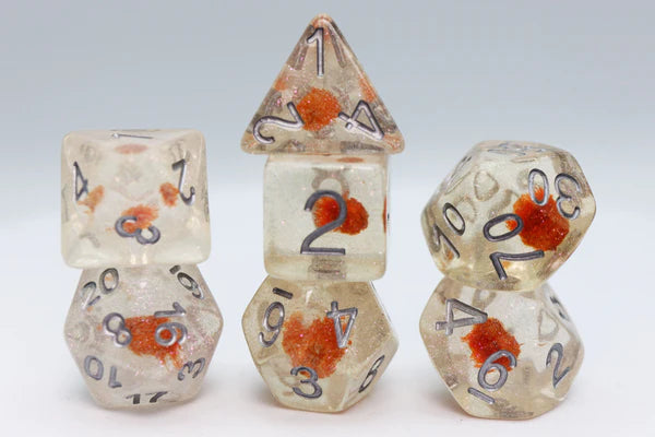 Foam Brain Games Frost Covered Flowers RPG Dice Set