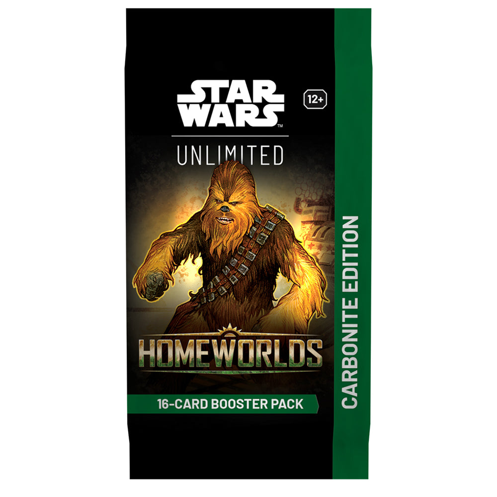 Star Wars Unlimited: Homeworlds Carbonite Booster Pack