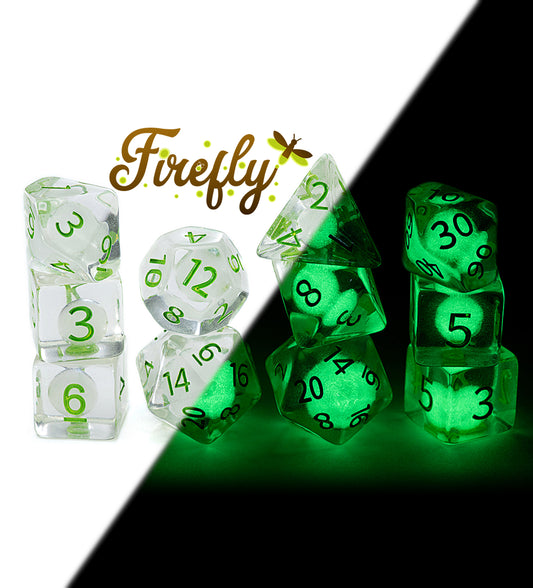 “Firefly” Radiant Dice (Glow-in-the-Dark)