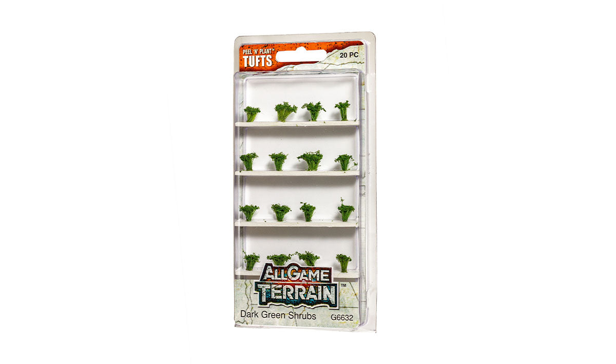 All Game Terrain: Dark Green Shrubs