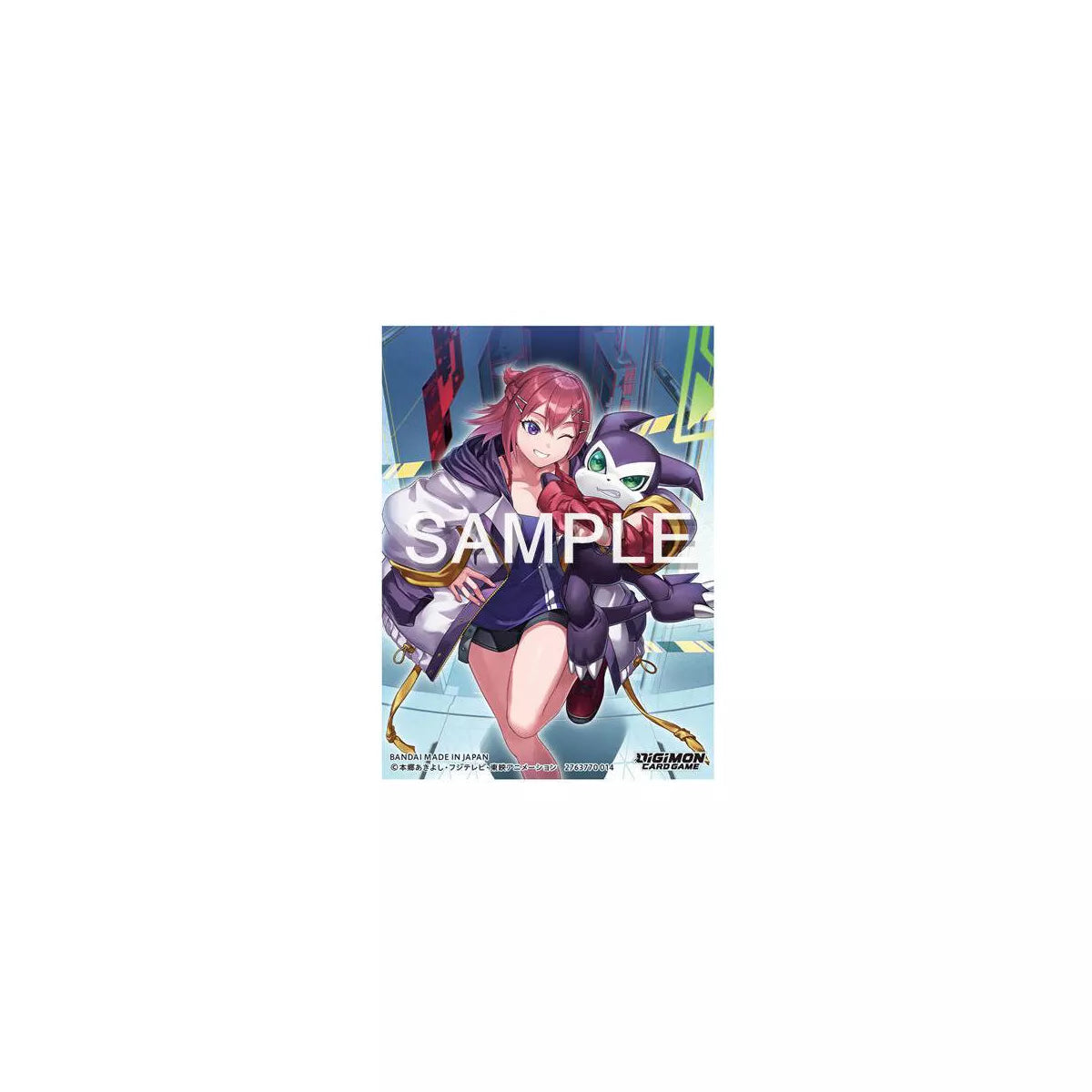Digimon Card Game Official Card Sleeves - Yuuki and Impmon 2025 (60-Pack)