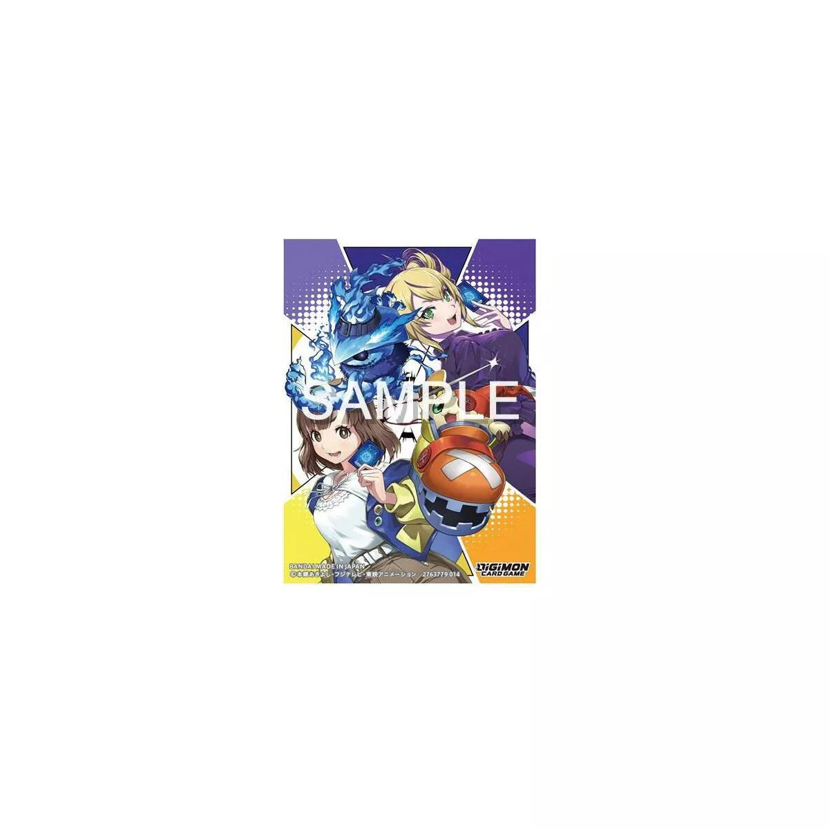 Digimon Card Game Official Card Sleeves - Arisa Kinosaki and Violet Inboots 2025 (60-Pack)