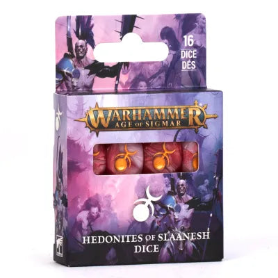 Warhammer Age of Sigmar: Dice Set - Hedonites of Slaanesh (16)