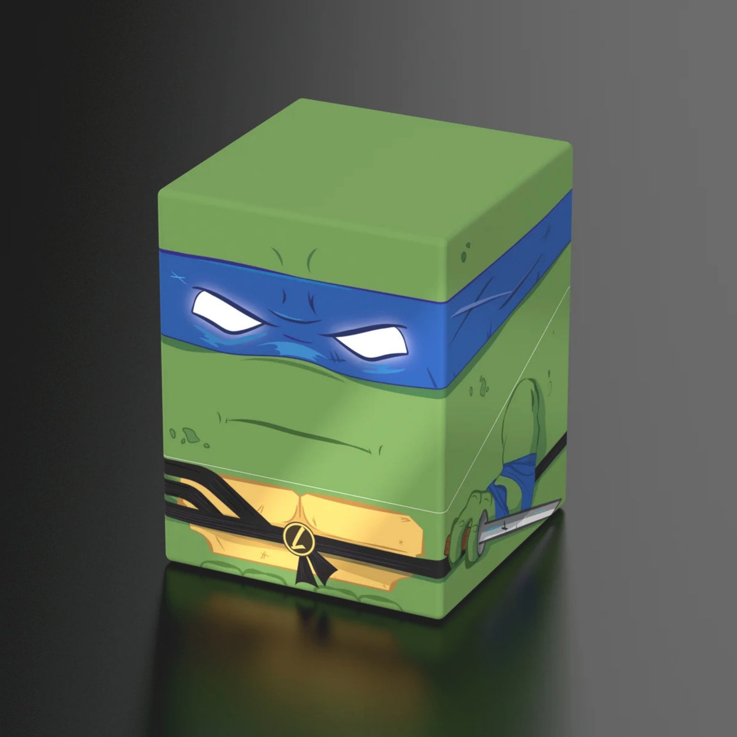 Ultimate Guard: Squaroes - TMNT Action Mode Leonardo NT014 - Deck Case 100+