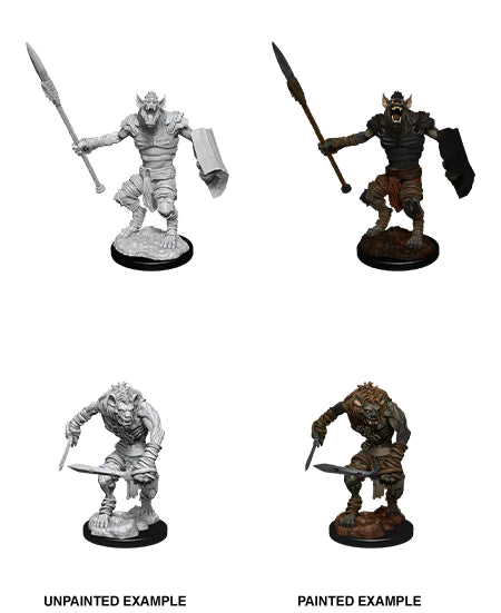 D&D Nolzur's Marvelous Miniatures: Gnoll & Gnoll Flesh Gnawer