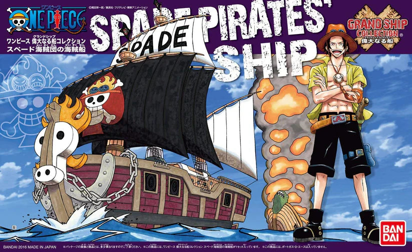 One Piece Grand Ship Collection #12 Spade Pirates Ship Model Kit