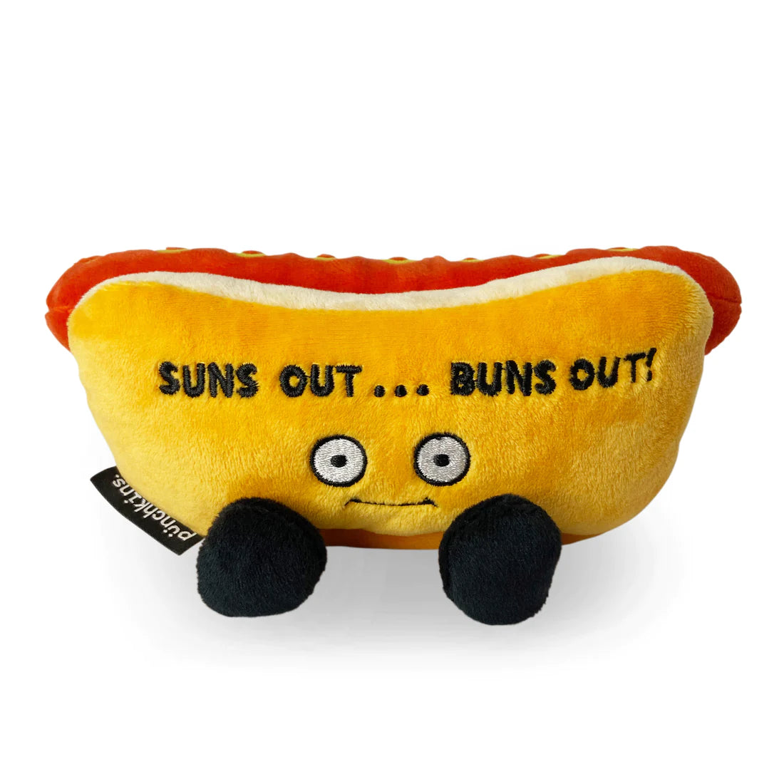 "Suns Out... Buns Out!" Plush Hot Dog