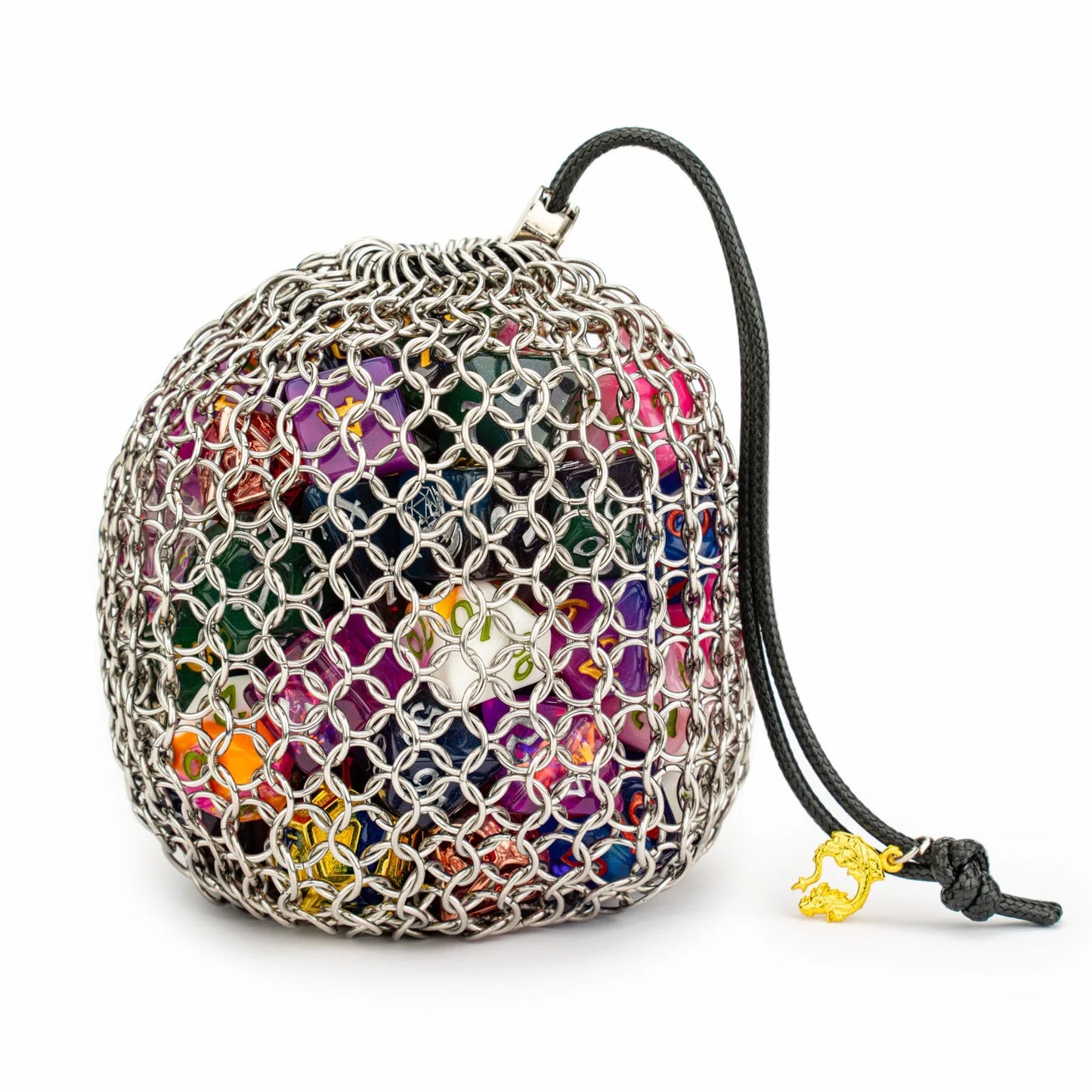 DICE BAG: HERO'S CHAINMAIL - Silver