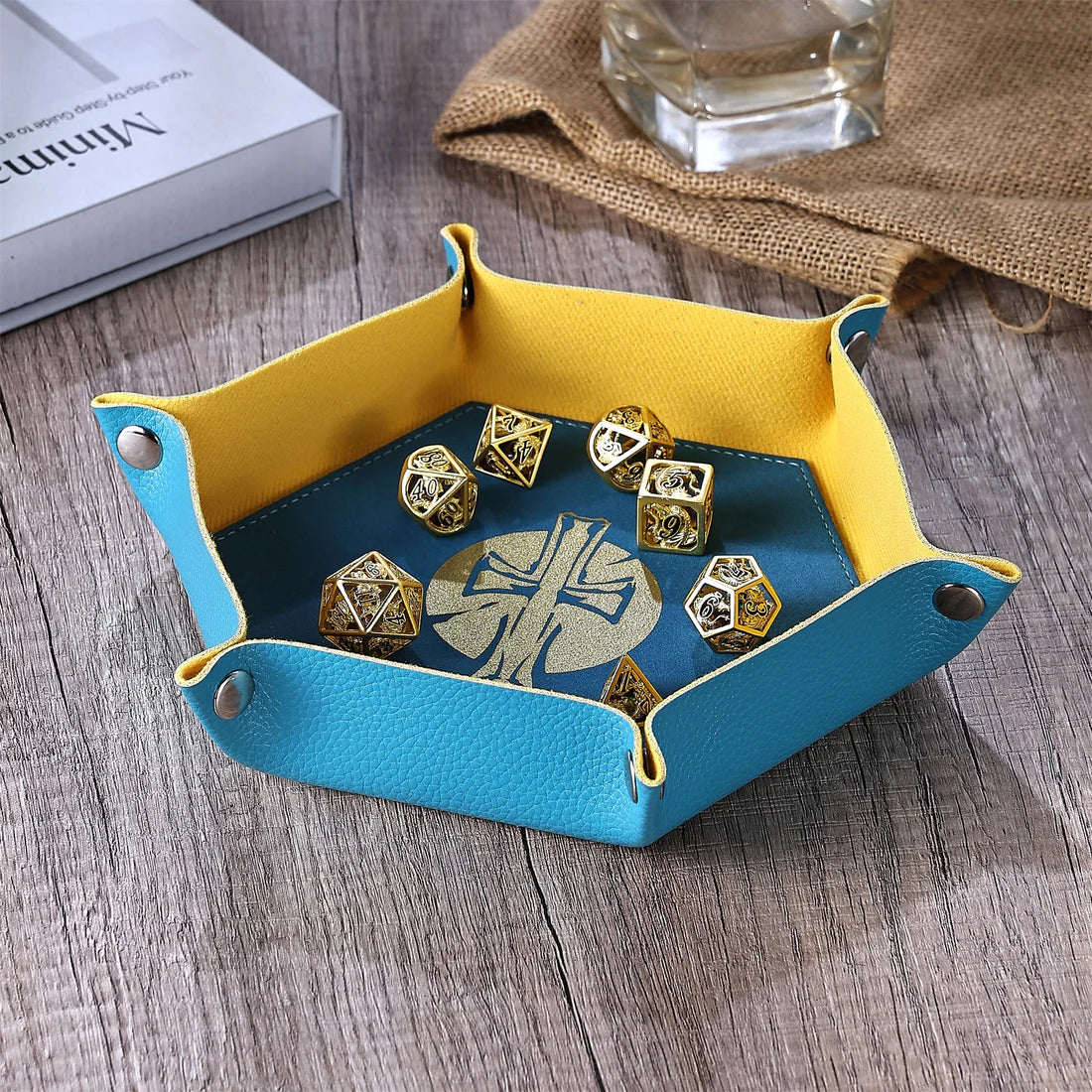 HYMGHO Table Armor Dice Tray