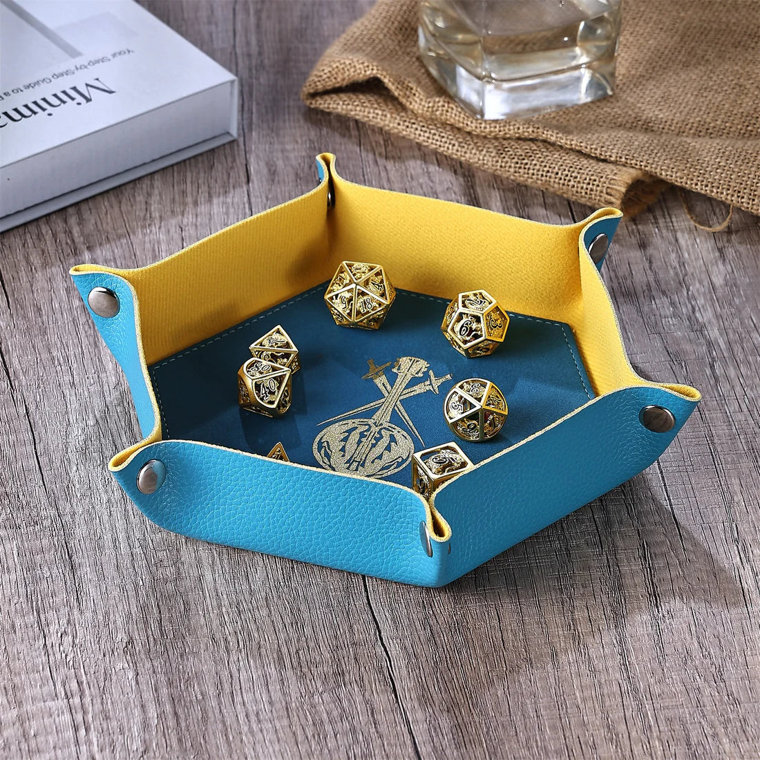 HYMGHO Table Armor Dice Tray