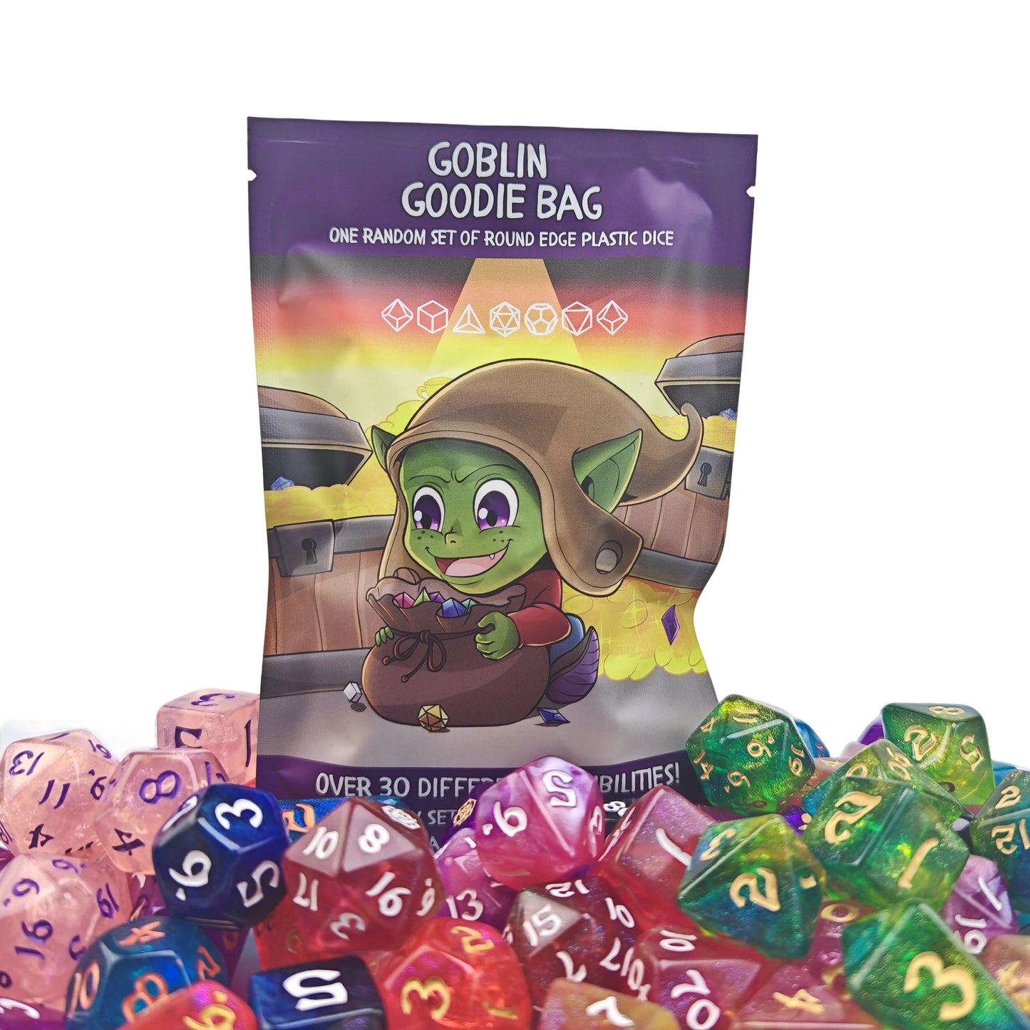 Goblin Goodie Bag - Random set of plastic dice