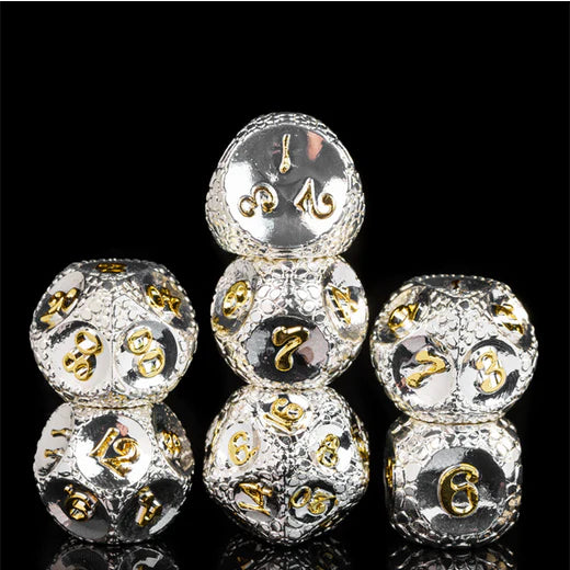 Dragonstone: Holy - Metal RPG Dice Set