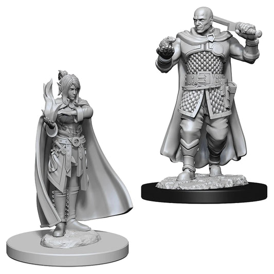 D&D Nolzur's Marvelous Miniatures: Human Ranger & Moon Elf Sorcerer