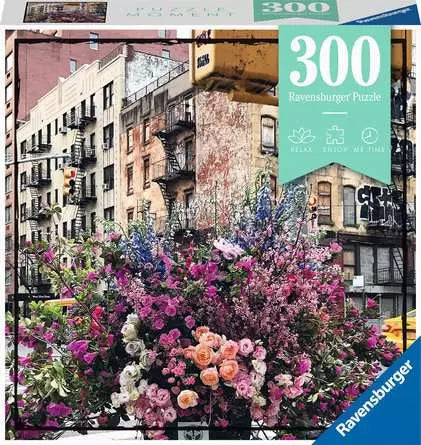 Jigsaw Puzzle Puzzle Moments: Flowers in New York - 300 Pieces Puzzle