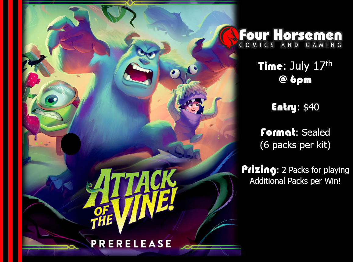 Disney Lorcana: Attack of the Vine!- PreRelease July 17th, 2026