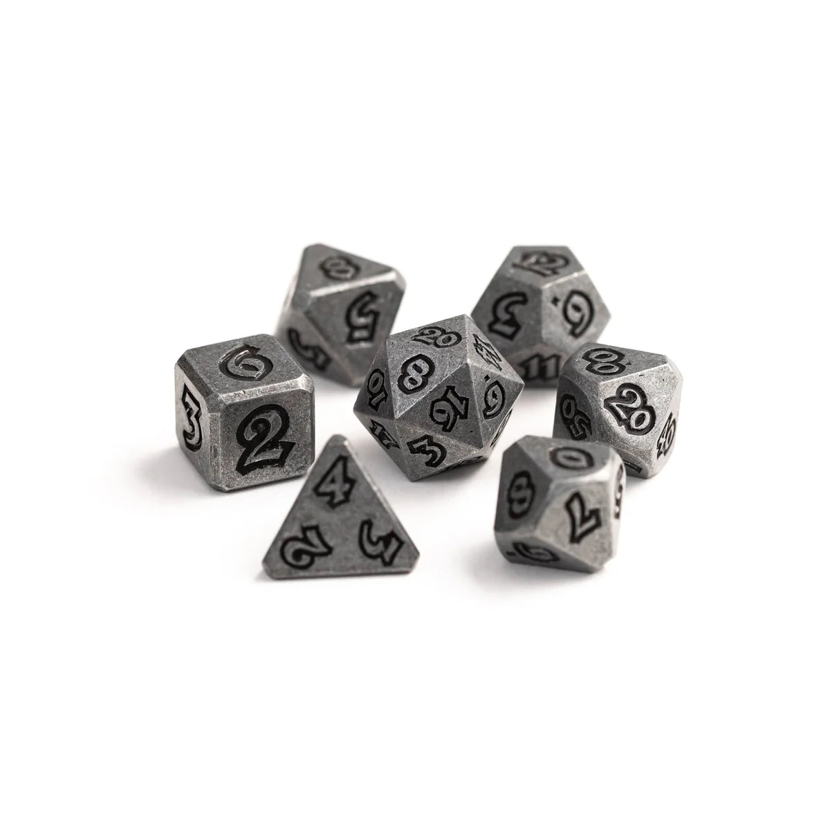 Die Hard Dice:  7pc RPG Set - Lumina Carbon Knight