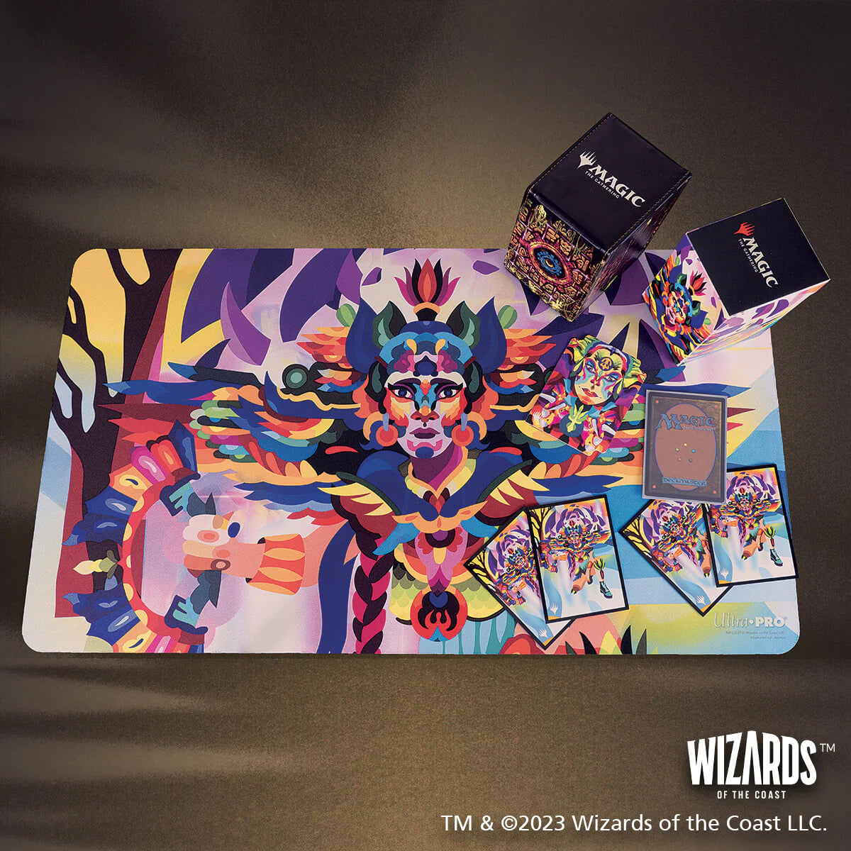 The Lost Caverns of Ixalan Huatli, Poet of Unity Standard Gaming Playmat for Magic: The Gathering