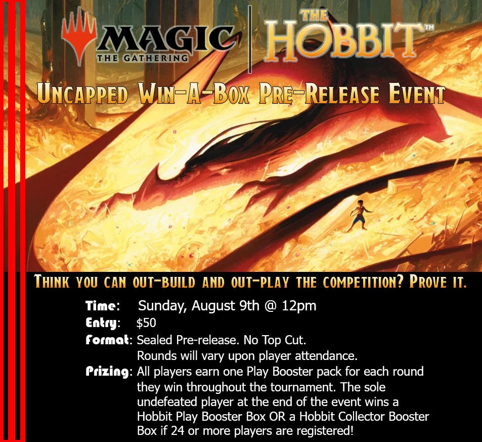 MTG The Hobbit Pre-release Sunday Win-A-Box