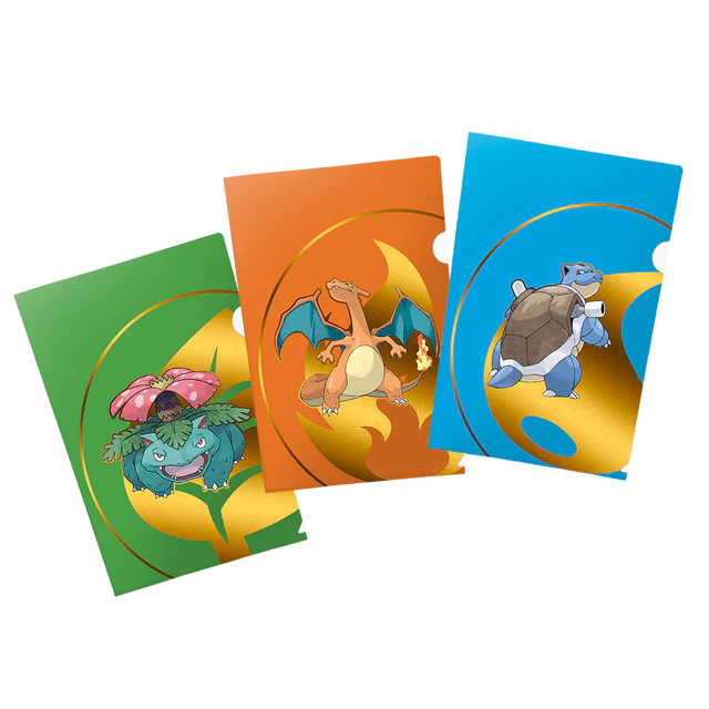 Charizard, Blastoise, Venusaur Tournament Folios for Pokemon