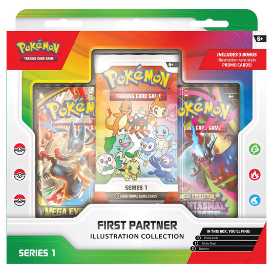 Pokemon TCG: First Partner - Illustration Collection Pack (Series 1) (Local Pick-Up Only)