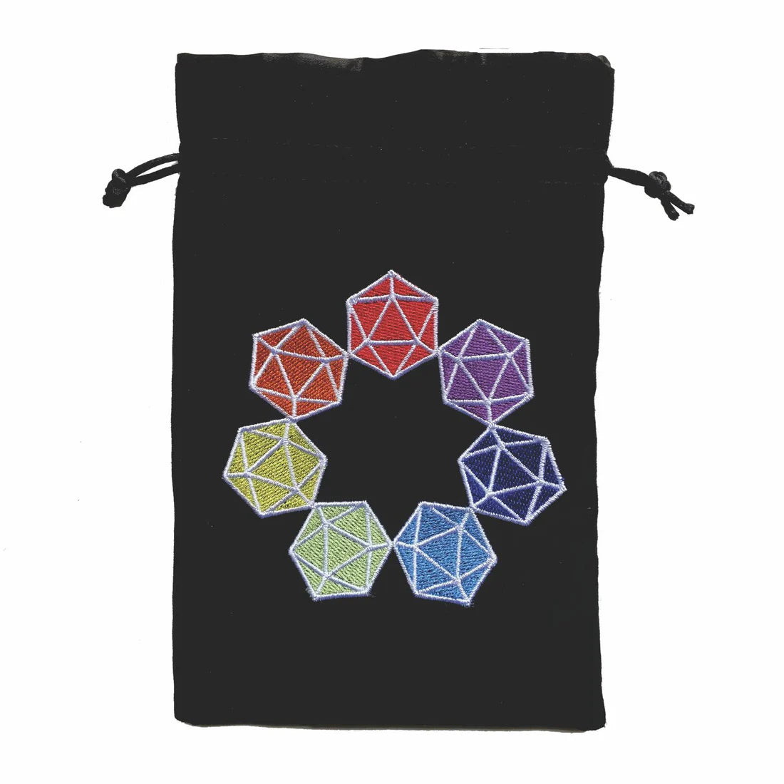 Dice Bag:  Rainbow d20