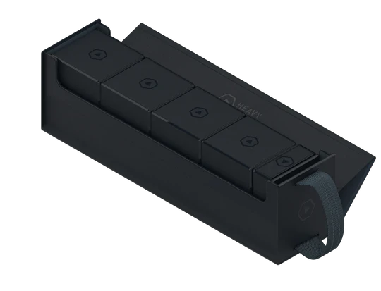 RFG DECKBOX CARRIER 500DS - WARLOCK BLACK
