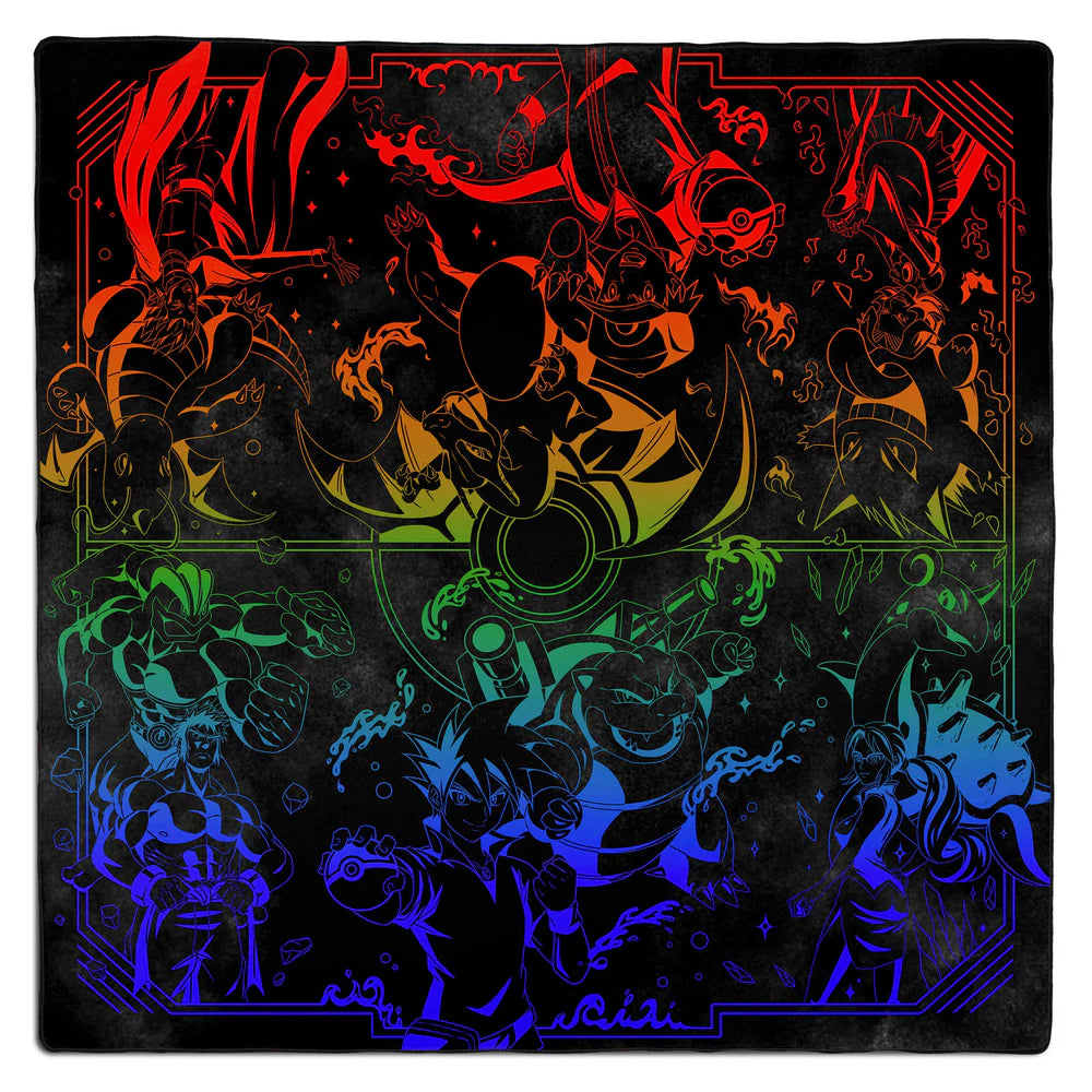 Rivals   2-Player   Stitched   Edge   Playmat   -   Glow