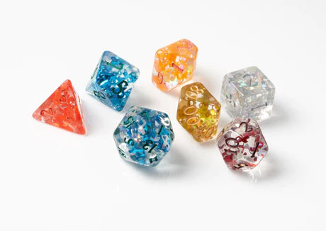 RPG Dice Set (7): Cancer Awareness