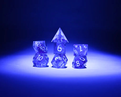 RPG Dice Set (7): CLoak & Dagger - Pink