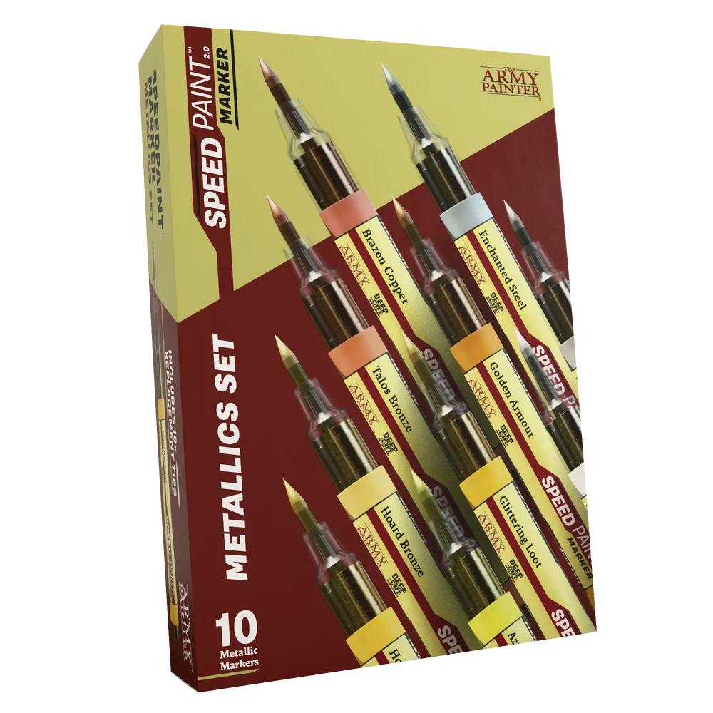 Army Painter: Speed Paint Markers - Metallics Set