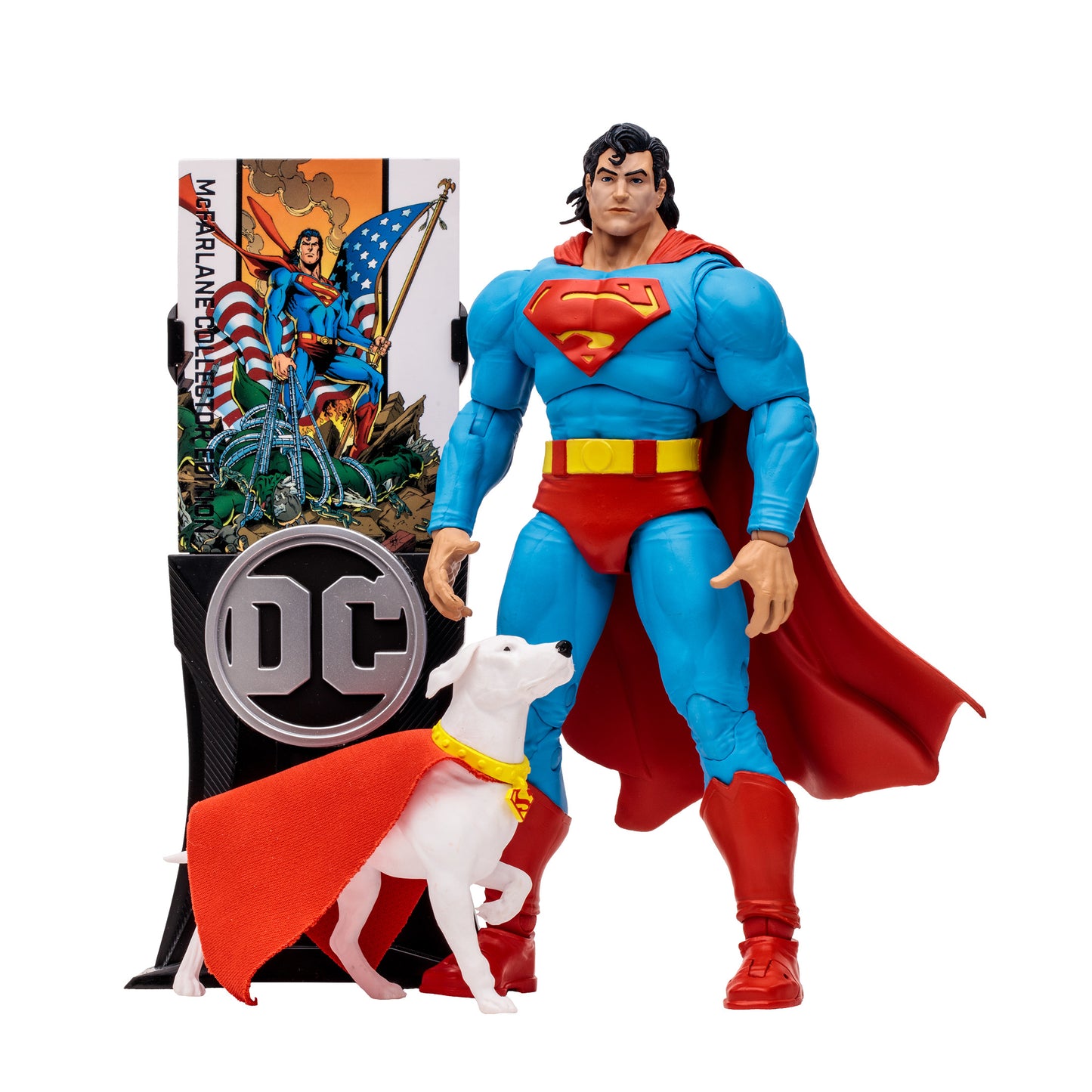 DC Multiverse McFarlane Collector Edititon Superman & Krypto, Return of Superman AF