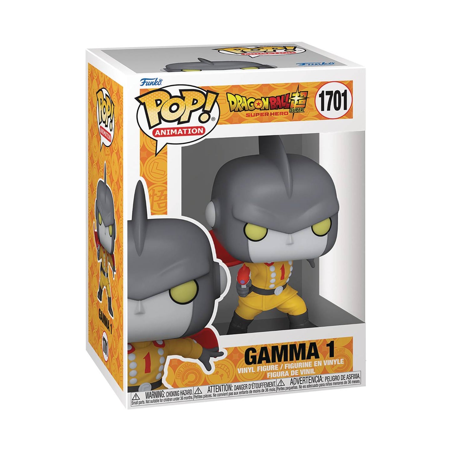 POP ANIMATION DRAGONBALL SUPER SUPERHERO GAMMA 1 VIN FIG