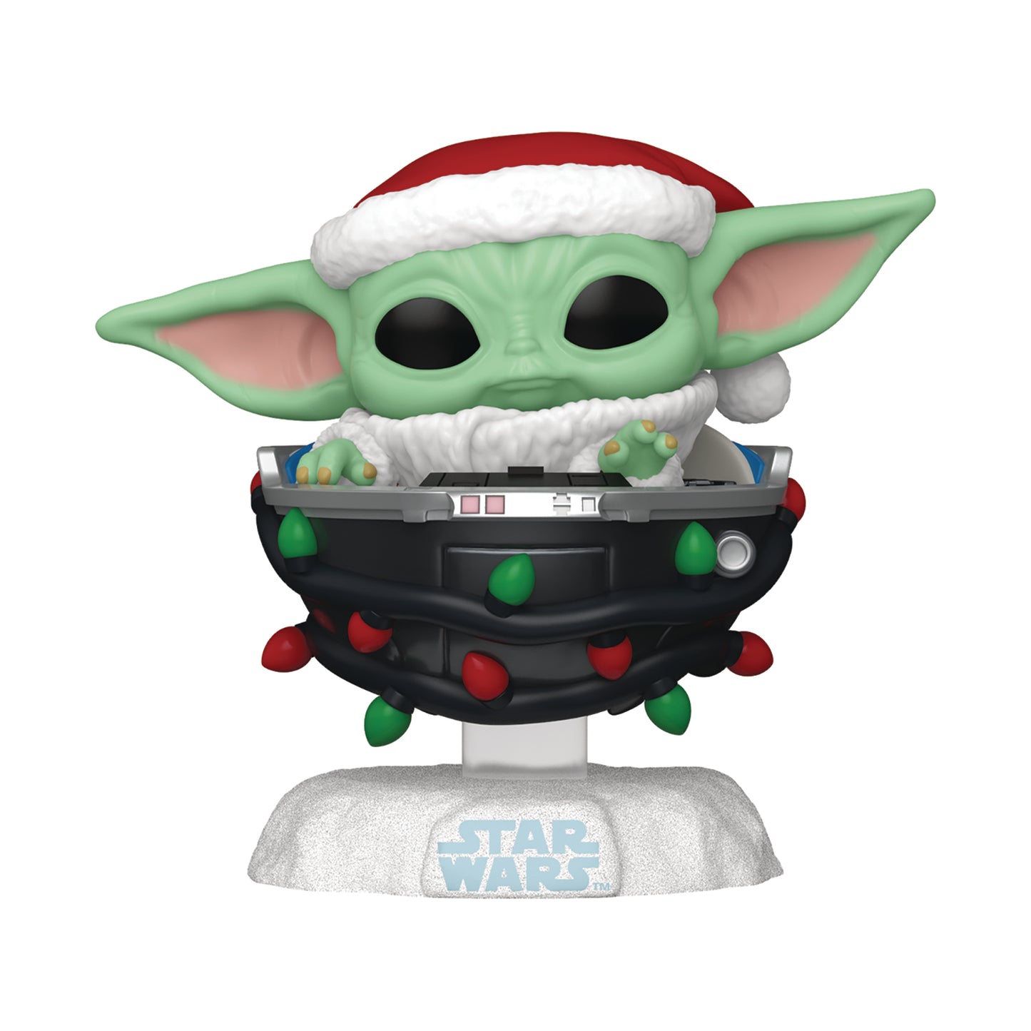 Pop Star Wars Mando Hldy Grogu Pram Vinyl Figure