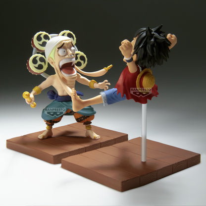 One Piece Log Stories Monkey D. Luffy and Enel Figure