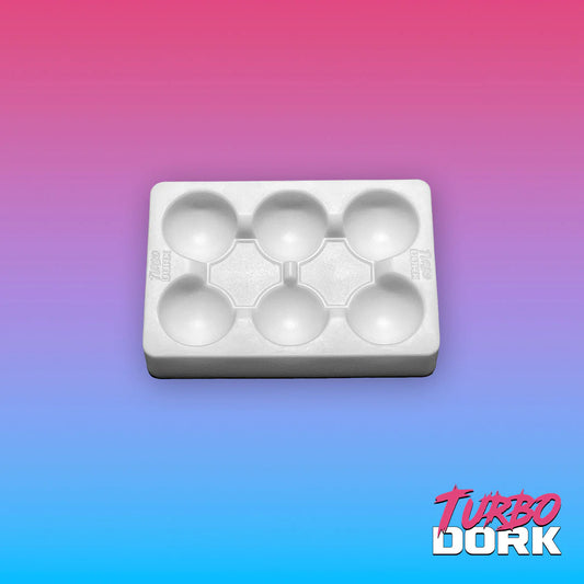 Turbo Dork Small White Silicone Dry Palette