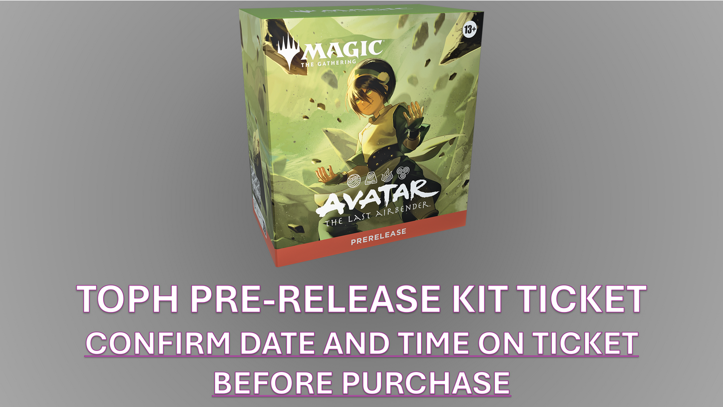 SUNDAY - November 16 2025 - TOPH Ticket