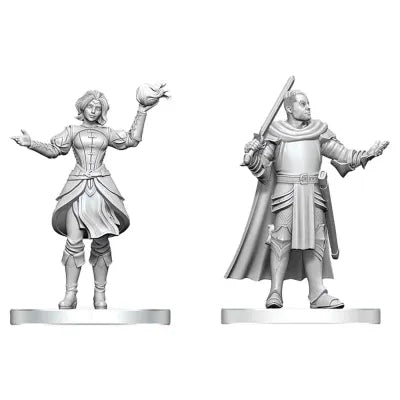 D&D Nolzur's Marvelous Unpainted Minis: Knight & Mage Apprentice