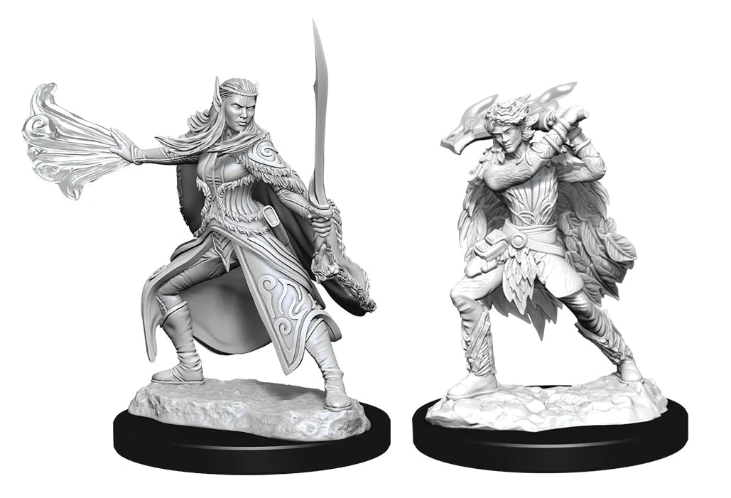 D&D Nolzur's Marvelous Miniatures: Winter Eladrin  & Spring Eladrin