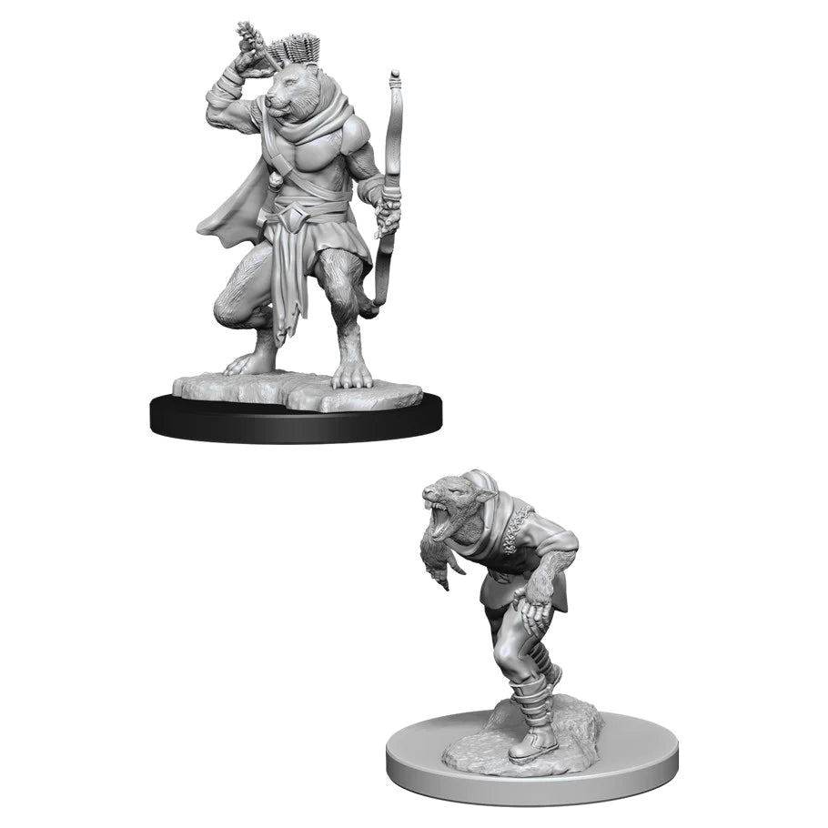 D&D Nolzur's Marvelous Miniatures: Wererat & Weretiger