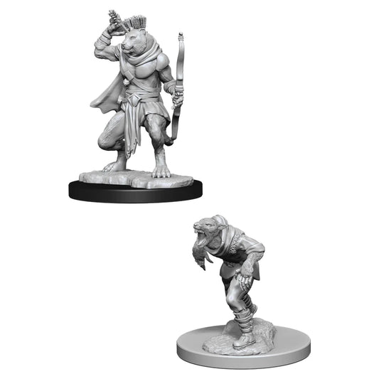 D&D Nolzur's Marvelous Miniatures: Wererat & Weretiger