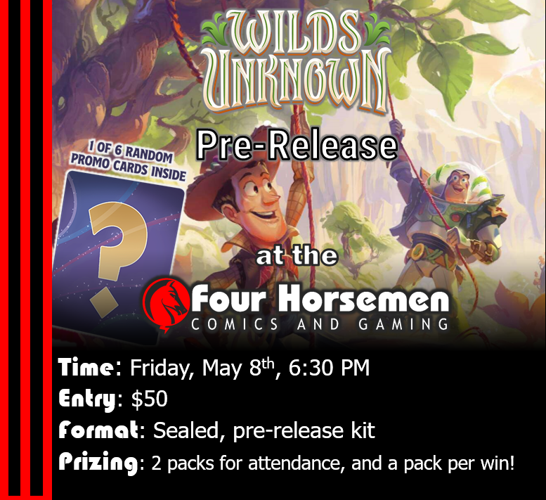 Lorcana TCG: Wilds Unknown Pre-Release - Friday, May 8, 2026