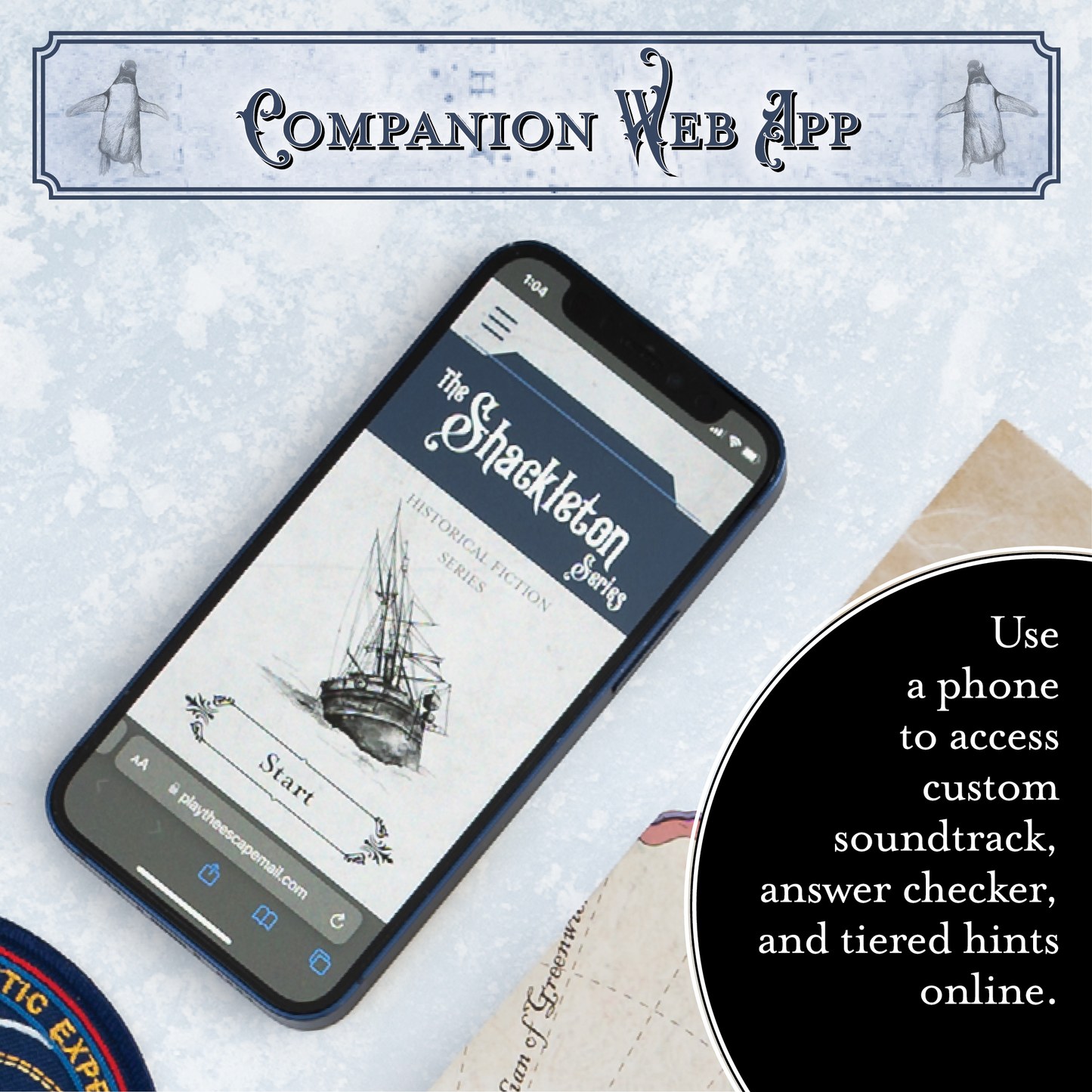 Shackleton (full series): Historic Fiction Escape Game