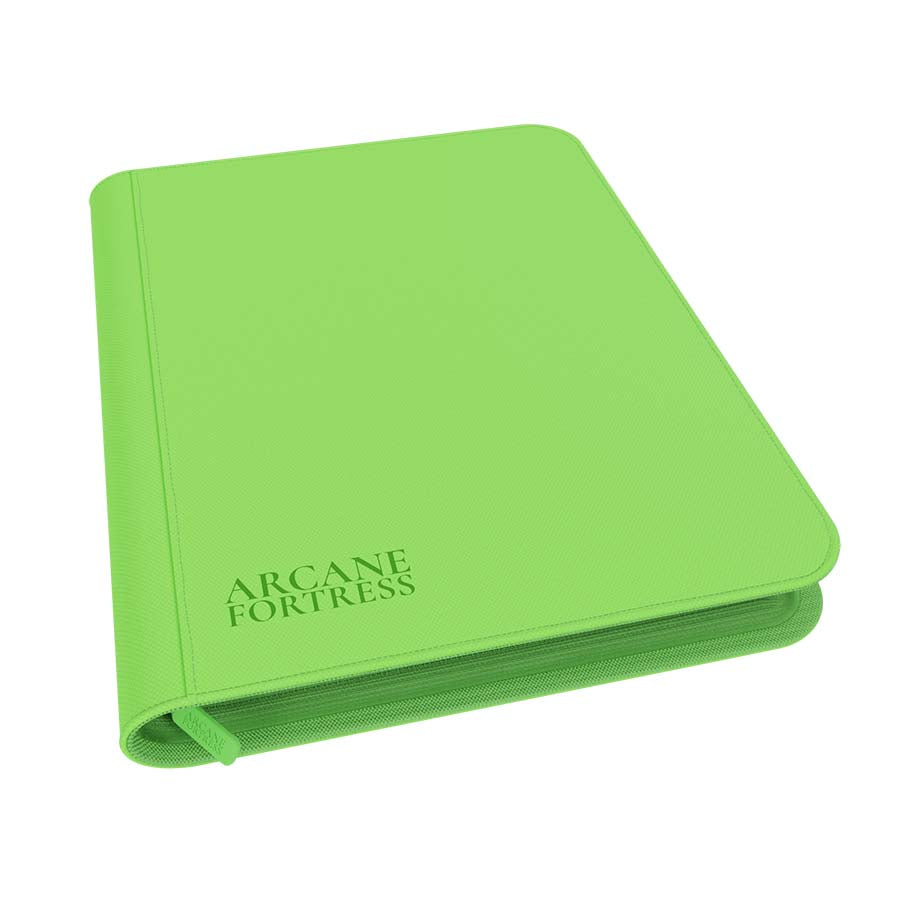 ARCANE FORTRESS: NEON COLOR: NEON 9-POCKET ZIPPER BINDER