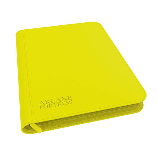ARCANE FORTRESS: NEON COLOR: NEON 9-POCKET ZIPPER BINDER