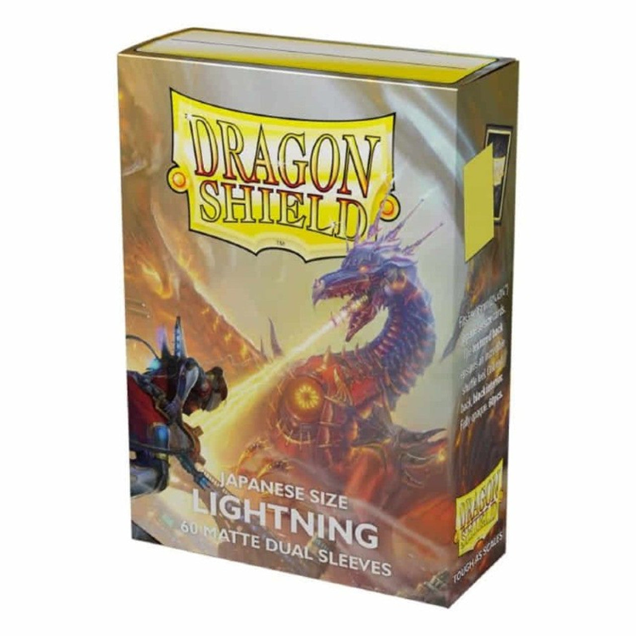 Dragon Shield: Lightning - Japanese Size, Matte Dual Card Sleeves (60ct)
