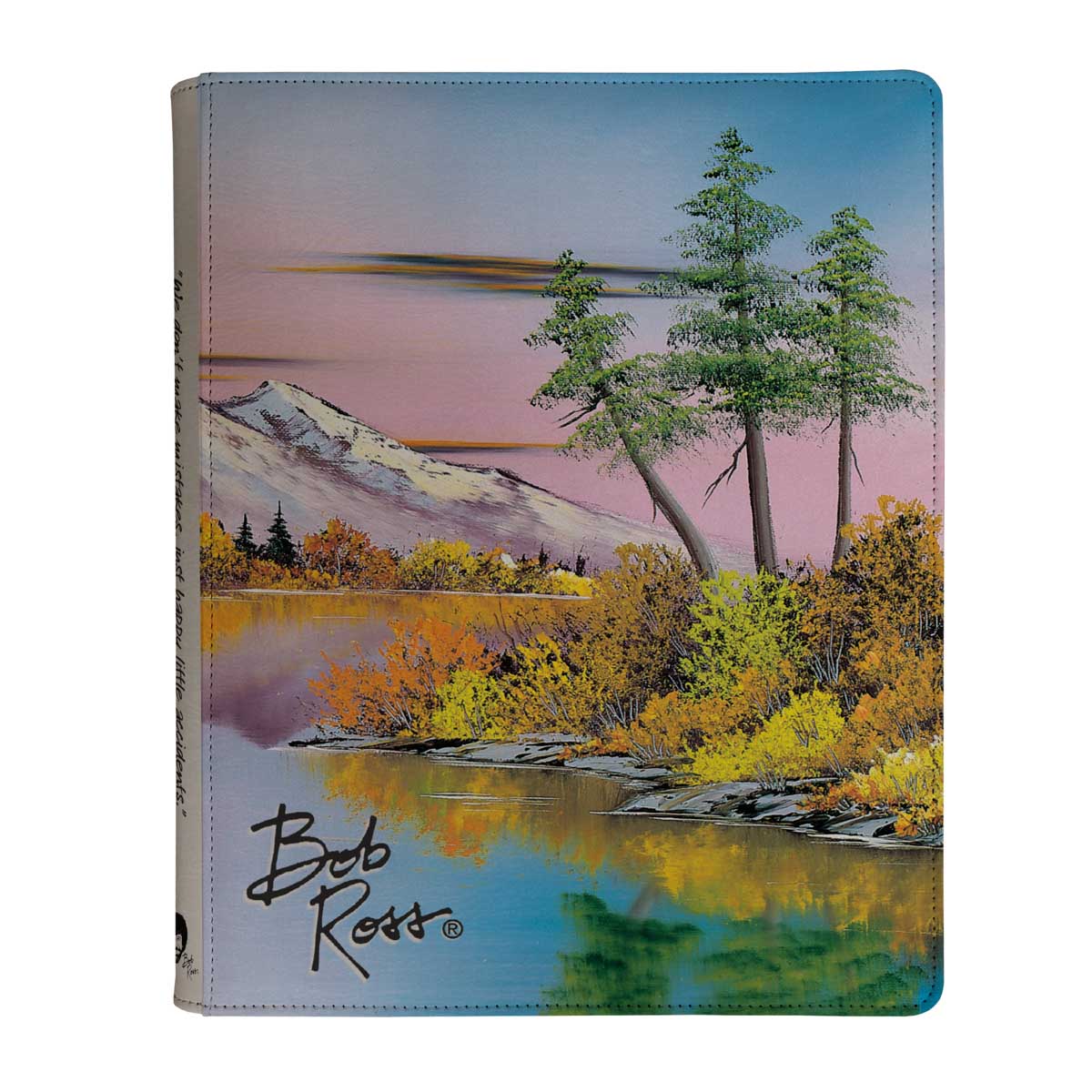 Binder: PRO 9-Pocket Zippered- Bob Ross Mighty Mountain Lake