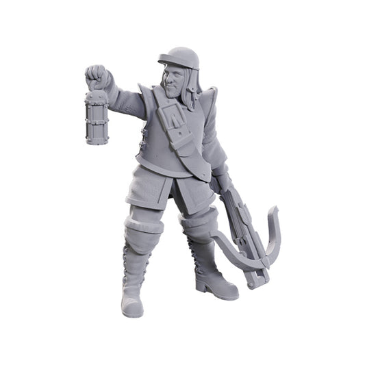 Wizkids Deep Cuts Miniatures: Unpainted Minis- Wave 23- Roadwardens Male & Female