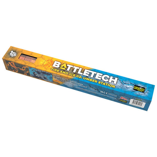BattleTech: Battle Mat- Fire and Ice- Umber Station